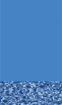 Blue Wall / Swirl Floor