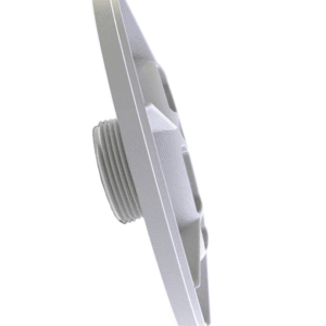 6" Aquastar White Sumpless Bulkhead Fitting