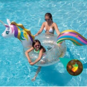 LED Unicorn Glitter Ring