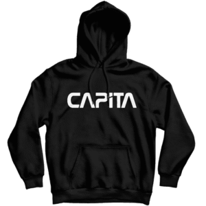 Skull Hoodie Fleece Black W23