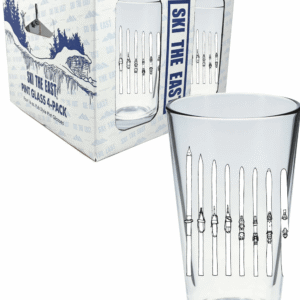 Ski Quiver Pint Glass - 4 Pack
