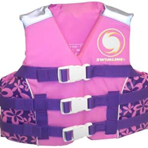 Youth Life Vest Pink 50-90lbs