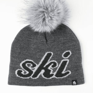 Ski Midi Faux Fur Pom Beanie W27