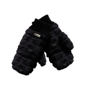 Faux Fur Mitts W27